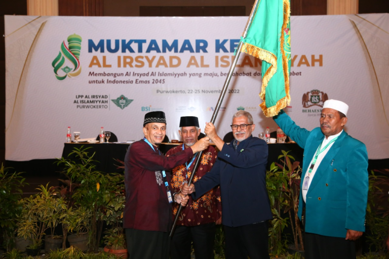 Dr. Faisol Bin Madi, MA Kembali terpilih menjadi Ketua Umum Bersama Ir Syarief Baasyir Ketua Dewan Syuro Terpilih  PP Al Irsyad Al Islamiyyah