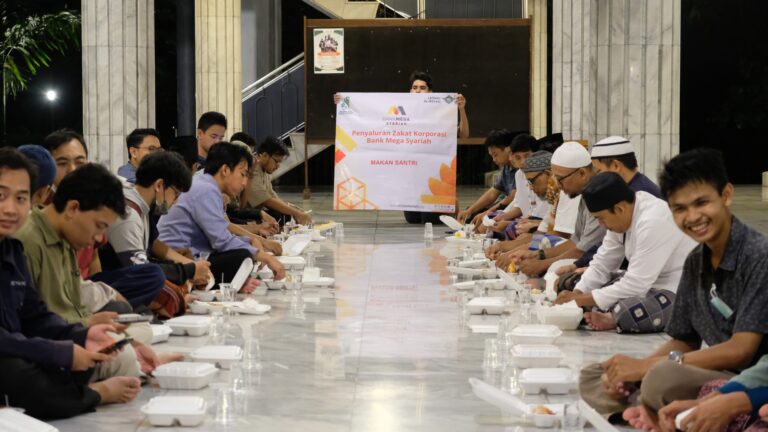 LAZNAS Al Irsyad dan Bank Mega Syariah, Berbagi Bahagia Dengan Sedekah Makan Santri