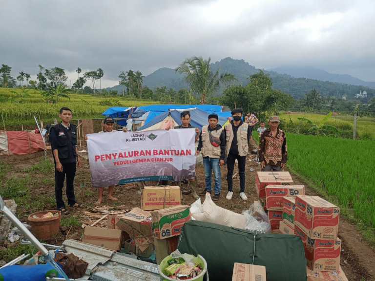 Korban Terus Bertambah, LAZNAS Al Irsyad Salurkan Bantuan Untuk Korban Gempa Bumi Cianjur