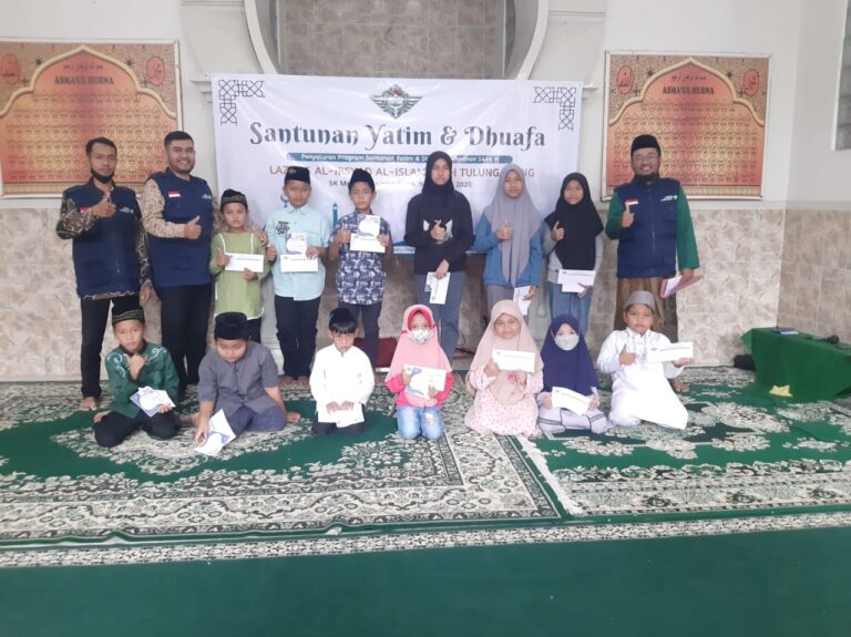 LAZNAS Al Irsyad Tulungagung, Berbagi Kebahagiaan Ramadhan Bersama Yatim dan Dhuafa
