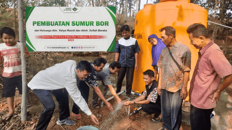 Peresmian Sumur Bor Bagi Masyarakat Wogen Kaliori Banyumas