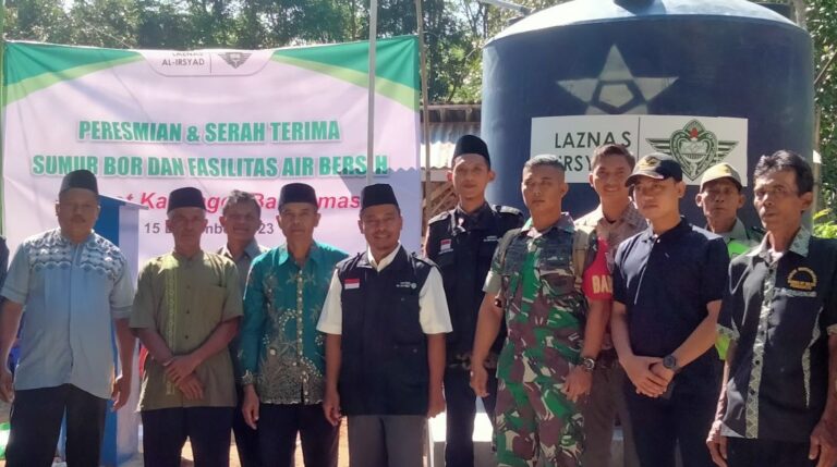 Serah Terima Program Sumur Bor dan Fasilitas Air Bersih Bagi Masyarakat Desa Srowot Kalibagor Banyumas
