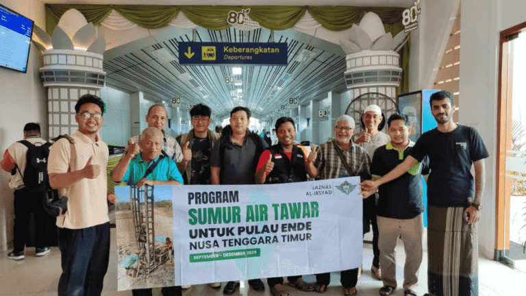 LAZNAS Al Irsyad Berangkatkan Tim Ketiga, Siap Bangun Sumur Air Tawar di Pulau Ende