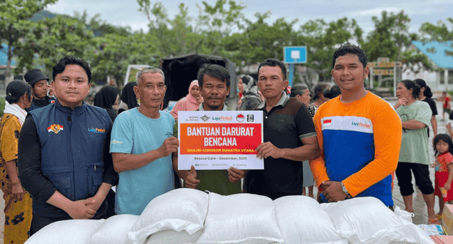 LAZNAS Al Irsyad Salurkan Bantuan Kemanusiaan ke Desa Onan Tukka, Tapanuli Tengah